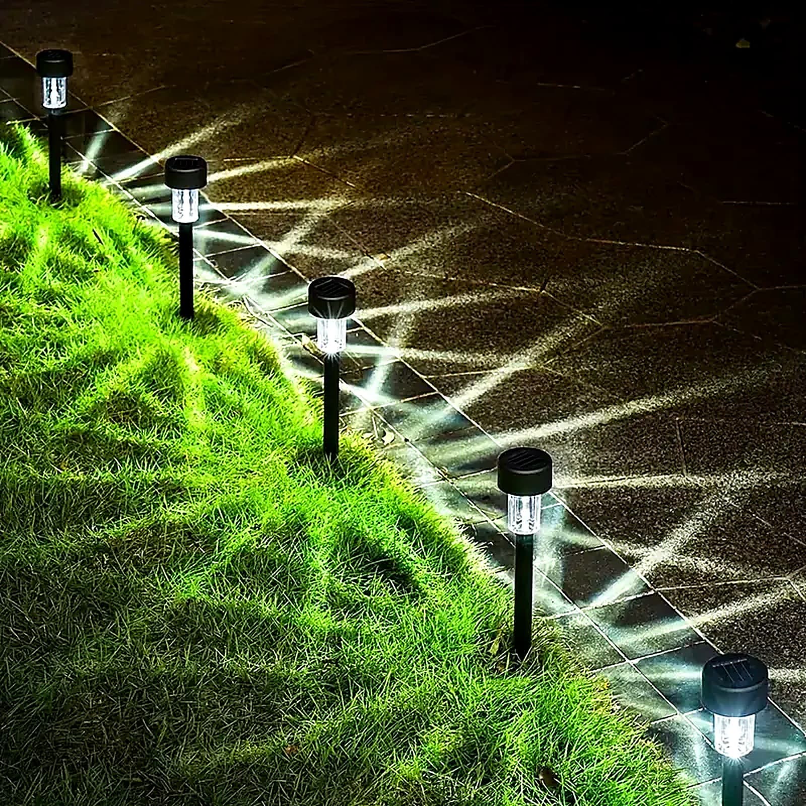 Садові LED ліхтарі на сонячних батареях 31 см — фото 2