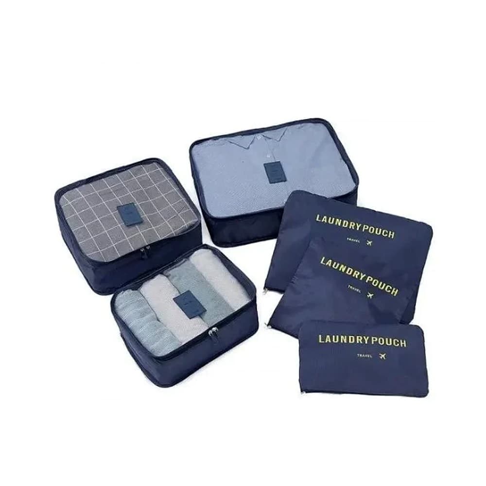 Набір дорожніх органайзерів Laundry Pouch синій — фото 3