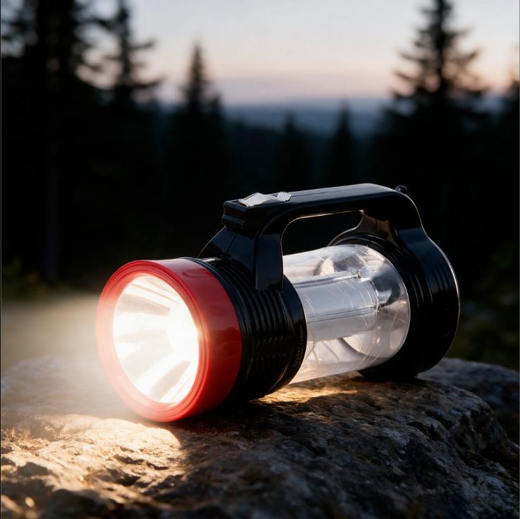 Кемпінговий LED-ліхтар з сонячною панеллю Yajia YJ-5856T